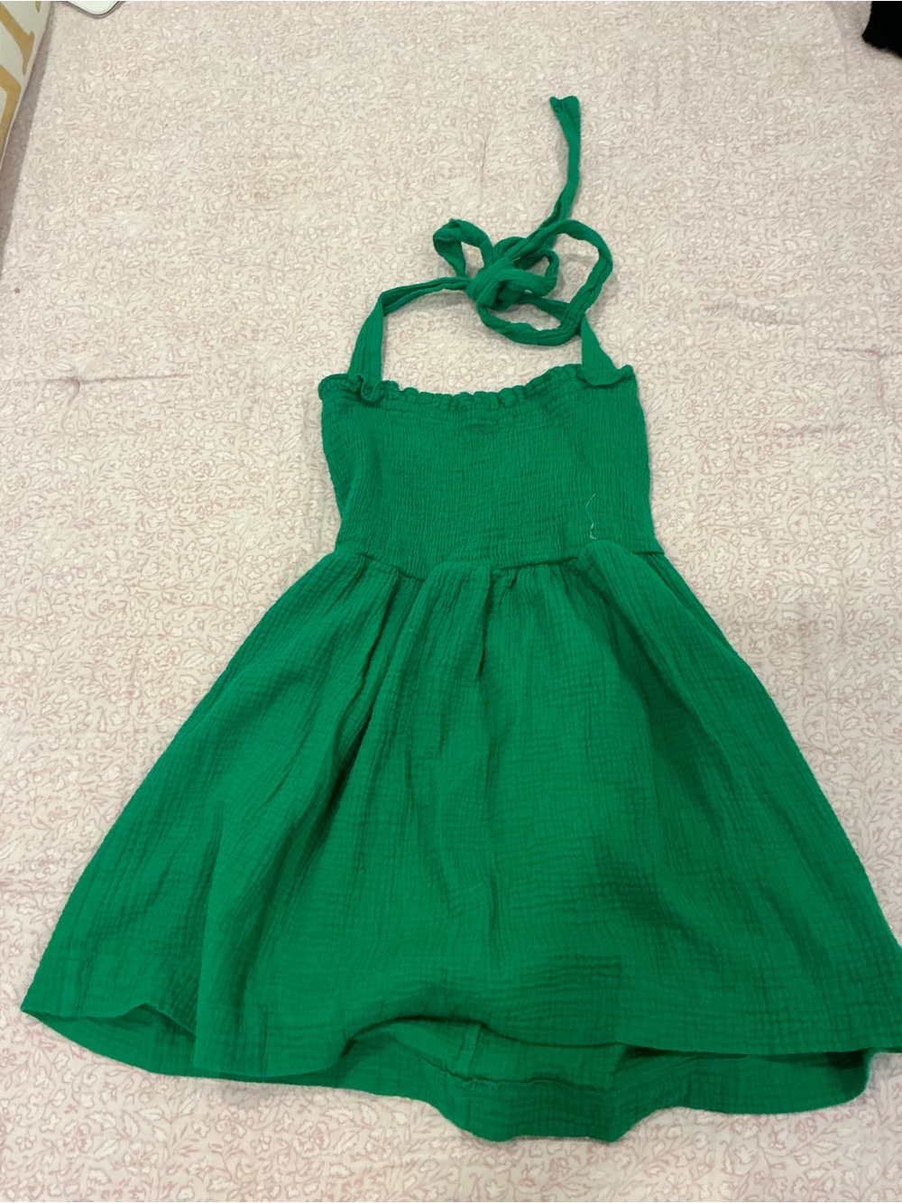 Princess Polly Green Halter Mini Dress